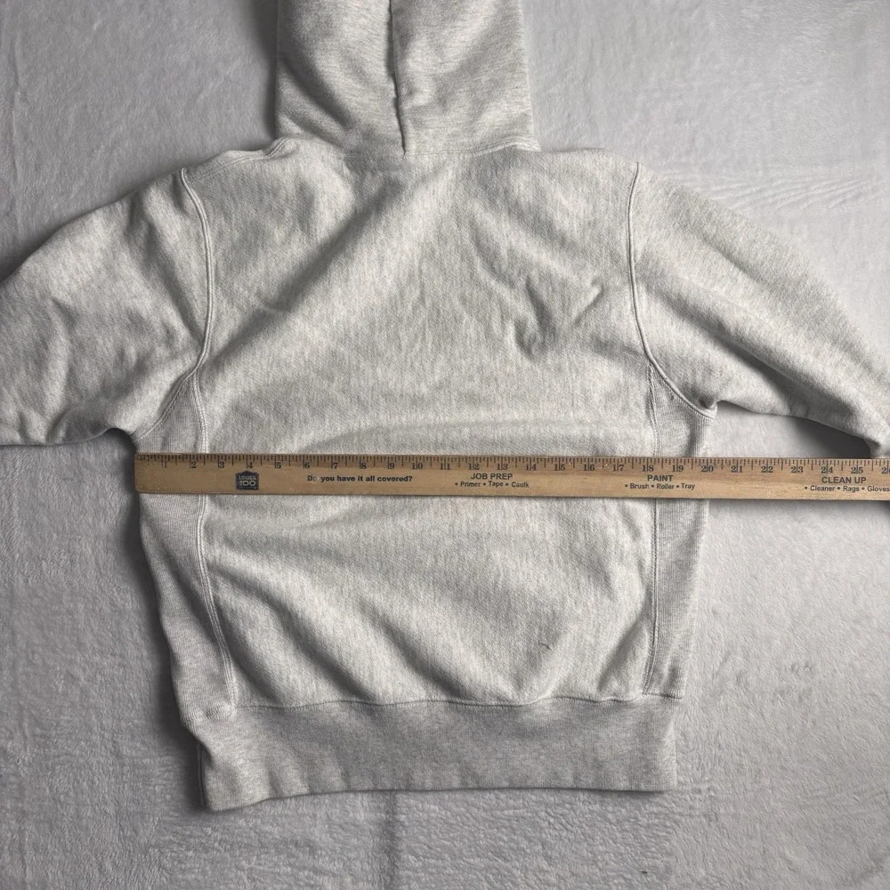 Champion Reverse Weave Pullover Long Sleeve‎ Fleece Hoodie Stains Men's Small *